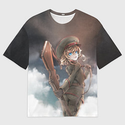 Футболка оверсайз мужская Хроника Тани, цвет: 3D-принт
