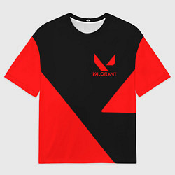 Футболка оверсайз мужская VALORANT, цвет: 3D-принт