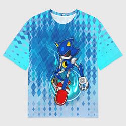 Футболка оверсайз мужская Metal Sonic, цвет: 3D-принт
