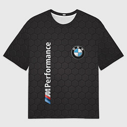 Футболка оверсайз мужская BMW, цвет: 3D-принт