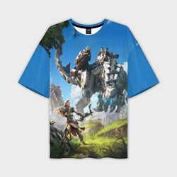 Мужская футболка оверсайз HORIZON ZERO DAWN