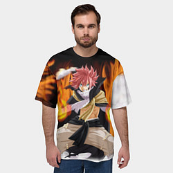 Футболка оверсайз мужская FAIRY TAIL ХВОСТ ФЕИ, цвет: 3D-принт — фото 2