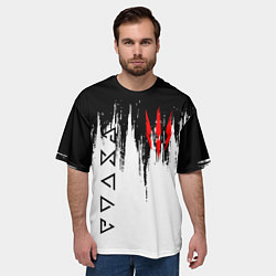 Футболка оверсайз мужская The Witcher, цвет: 3D-принт — фото 2