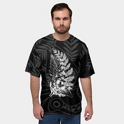 Футболка оверсайз мужская ЭЛЛИ ТАТУИРОВКА, цвет: 3D-принт — фото 2