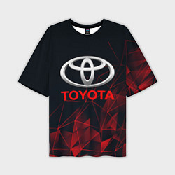 Футболка оверсайз мужская TOYOTA, цвет: 3D-принт