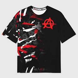 Мужская футболка оверсайз Анархия