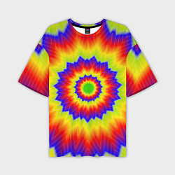 Футболка оверсайз мужская Tie-Dye, цвет: 3D-принт