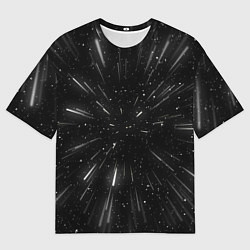 Мужская футболка оверсайз 3D, Космос