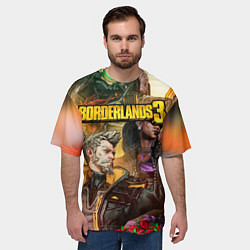 Футболка оверсайз мужская Borderlands 3, цвет: 3D-принт — фото 2