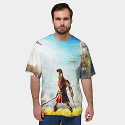 Футболка оверсайз мужская AssassinS Creed Origins odyssey, цвет: 3D-принт — фото 2