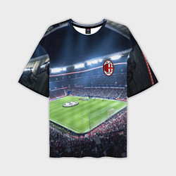 Футболка оверсайз мужская FC MILAN, цвет: 3D-принт
