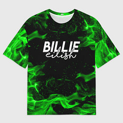 Футболка оверсайз мужская BILLIE EILISH, цвет: 3D-принт