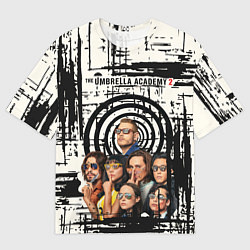 Футболка оверсайз мужская The Umbrella Academy, цвет: 3D-принт