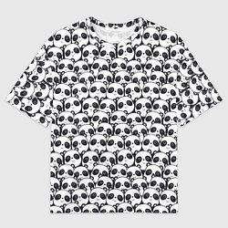 Мужская футболка оверсайз ПАНДЫ