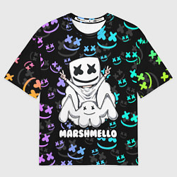 Футболка оверсайз мужская MARSHMELLO, цвет: 3D-принт