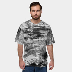 Футболка оверсайз мужская Black only, цвет: 3D-принт — фото 2