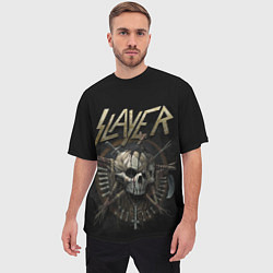 Футболка оверсайз мужская Slayer, цвет: 3D-принт — фото 2