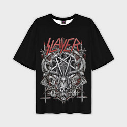 Футболка оверсайз мужская Slayer, цвет: 3D-принт