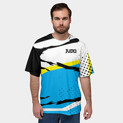 Футболка оверсайз мужская Judo, цвет: 3D-принт — фото 2