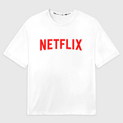 Футболка оверсайз мужская NETFLIX, цвет: 3D-принт