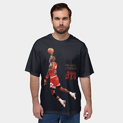 Футболка оверсайз мужская MICHAEL JORDAN, цвет: 3D-принт — фото 2