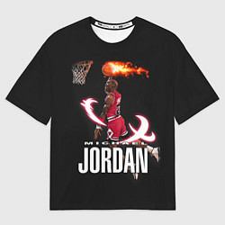 Футболка оверсайз мужская MICHAEL JORDAN, цвет: 3D-принт