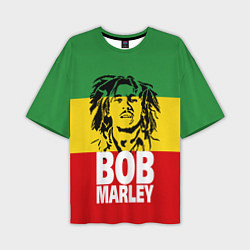 Футболка оверсайз мужская Bob Marley, цвет: 3D-принт
