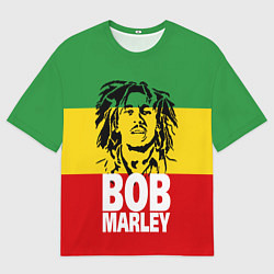 Футболка оверсайз мужская Bob Marley, цвет: 3D-принт