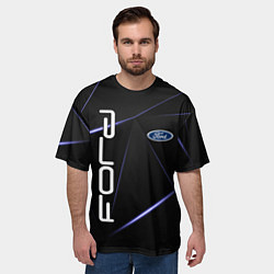 Футболка оверсайз мужская FORD, цвет: 3D-принт — фото 2