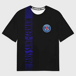Футболка оверсайз мужская PSG, цвет: 3D-принт
