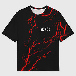 Мужская футболка оверсайз AC DС