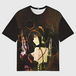 Мужская футболка оверсайз Куруми Токисаки