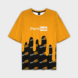 Мужская футболка оверсайз Porn Hub