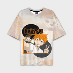 Футболка оверсайз мужская Haikyuu, цвет: 3D-принт