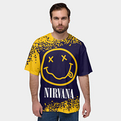 Футболка оверсайз мужская NIRVANA НИРВАНА, цвет: 3D-принт — фото 2