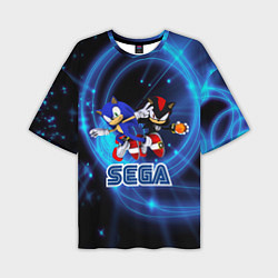 Футболка оверсайз мужская Sonic SEGA, цвет: 3D-принт