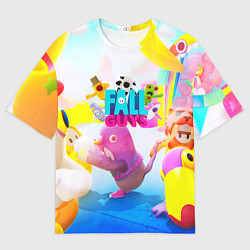 Мужская футболка оверсайз FALL GAYS ФОЛЛ ГАЙС