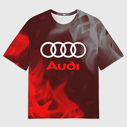 Футболка оверсайз мужская AUDI АУДИ, цвет: 3D-принт