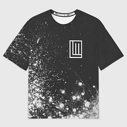 Мужская футболка оверсайз LINDEMANN ЛИНДЕМАНН