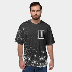 Футболка оверсайз мужская LINDEMANN ЛИНДЕМАНН, цвет: 3D-принт — фото 2