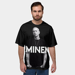 Футболка оверсайз мужская EMINEM, цвет: 3D-принт — фото 2