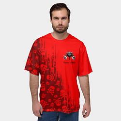 Футболка оверсайз мужская КОРОЛЬ И ШУТ, цвет: 3D-принт — фото 2