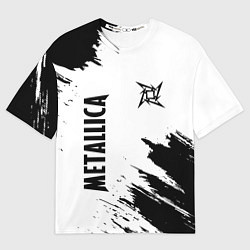 Футболка оверсайз мужская METALLICA МЕТАЛЛИКА, цвет: 3D-принт