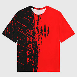 Футболка оверсайз мужская ВЕДЬМАК, цвет: 3D-принт