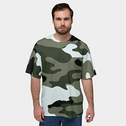 Футболка оверсайз мужская Camouflage 2, цвет: 3D-принт — фото 2