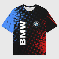Мужская футболка оверсайз BMW ТЕКСТУРА