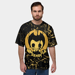 Футболка оверсайз мужская Bendy And The Ink Machine, цвет: 3D-принт — фото 2