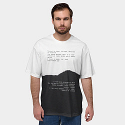 Футболка оверсайз мужская Только ты пари, цвет: 3D-принт — фото 2