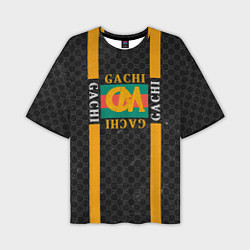 Футболка оверсайз мужская Gachi Gucci, цвет: 3D-принт