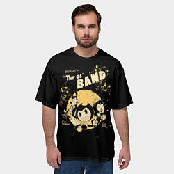 Футболка оверсайз мужская Bendy And The Ink Machine, цвет: 3D-принт — фото 2